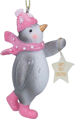 

Елочная игрушка, Baby's First Christmas Пингвин со звездой / 10625_2