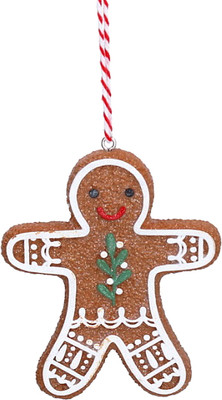 

Елочная игрушка, A Nordic Christmas Пряничный человечек с остролистом / 10259