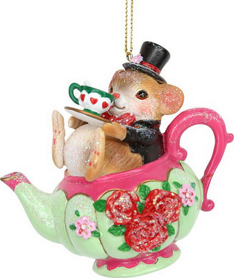 

Елочная игрушка, Fairy Tales Соня в чайнике / 12509