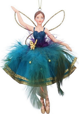 

Елочная игрушка, Paradise Garden Фея в юбке из перьев / 10101_2