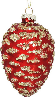 

Елочная игрушка, All Glass Шишка / 01117