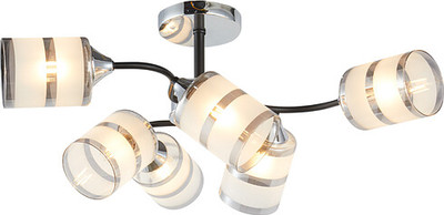 

Потолочный светильник, WX-6354/6 BK+CR