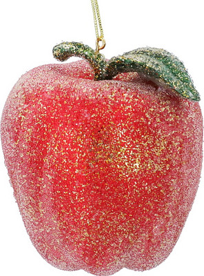 

Елочная игрушка, All Glass Яблоко / 01015