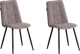 Набор стульев Tetchair Asti Trend (2 шт, серый/черный) - 