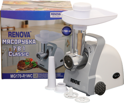 Мясорубка электрическая Renova MG170-R1WC - 