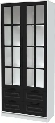 

Шкаф с витриной, Концепт КТ-ШВ2 с подсветкой Деко