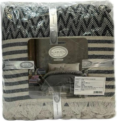 

Покрывало, Zigzag Евро 210x230 / Y1045 Indigo