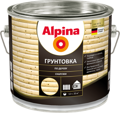 Грунтовка Alpina По дереву