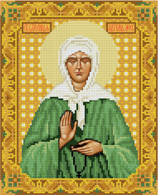 

Набор алмазной вышивки, Икона Святой Блаженной Матроны Московской / ALVR-146