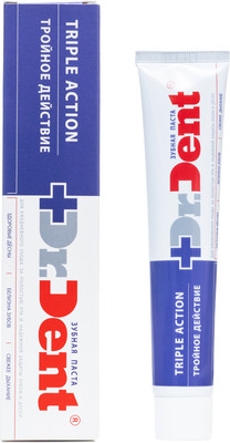 

Зубная паста, Dr.Dent Triple Action