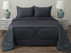 Комплект постельного белья с одеялом Sofi de Marko Эльмира Евро / Кт-Элм-Евро-ан (антрацит) - 