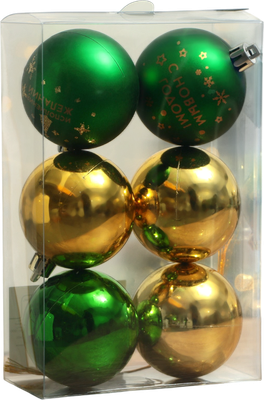 

Набор шаров новогодних, С Новым годом! / 9490023