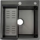 Мойка кухонная Gappo GS5050-6 (черный) -