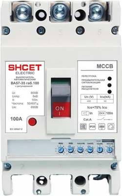 

Выключатель автоматический, 57-35 3Р 80А 50kA / S0000557