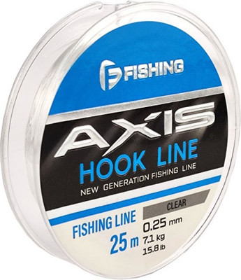 

Леска монофильная, Axis Hook Line Clear 25м / FTLC-025