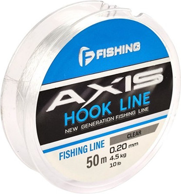 

Леска монофильная, Axis Hook Line Clear 50м 0.20мм / FAC-020