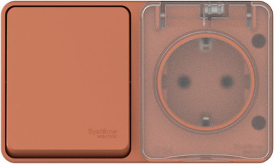 

Блок выключатель+розетка, AtlasDesign Profi ATN547070