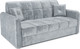 Диван Mebel-Ars Аккордеон Свег ППУ 180x200 (велюр серый Plush OWV-11) -