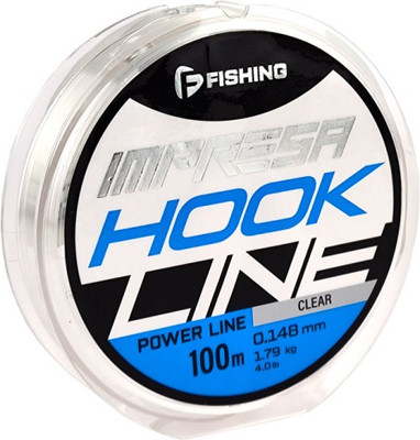 

Леска монофильная, Impresa Hook Line Clear 100м 0.148мм 1.79кг 4lb / FIMC1-0148