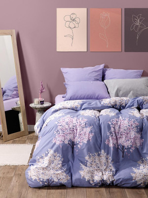 

Комплект постельного белья, Весенние деревья 2сп Евро 50x70 / 71107-1+70895-4