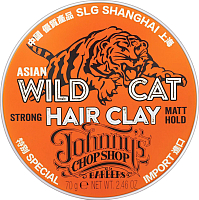 Глина для укладки волос Johnny's Chop Shop Wild Cat Hair Sculpting Clay для устойчивой фиксации (70г) - 