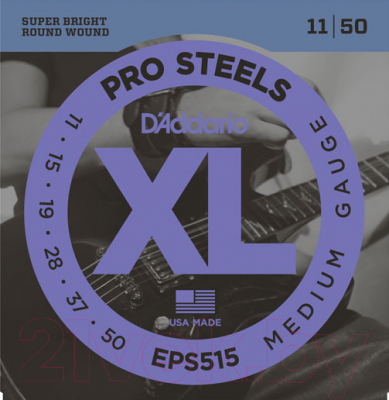 

Струны для электрогитары D'Addario, EPS-515