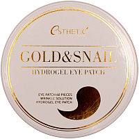 Патчи под глаза Esthetic House Gold&Snail Hydrogel Eyepatch (60шт) - 