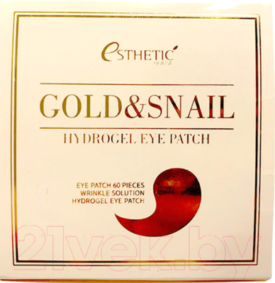 Патчи под глаза Esthetic House Gold&Snail Hydrogel Eyepatch (60шт)