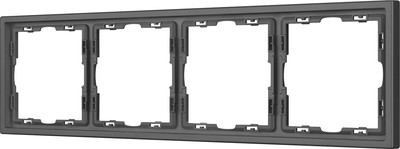 

Рамка для выключателей и розеток, FRM-NOBE-SFPL-4-GR / 054226