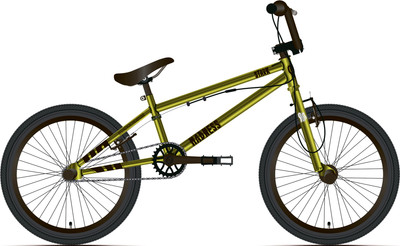 Велосипед STARK Madness BMX 1 2024 (лимонный/черный/черный) - 