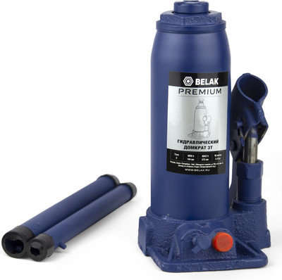 

Бутылочный домкрат, Premium 3т / BAK.30011