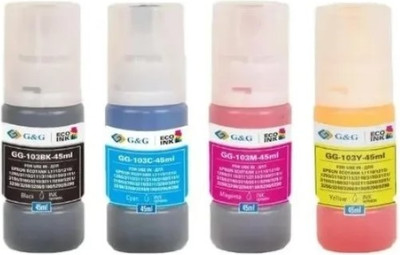 

Комплект контейнеров с чернилами, GG-103BKCMY-45MLx4