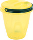 Ведро Радиан Лайт (5л, прозрачный/желтый, с крышкой) - 