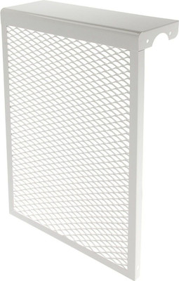 Экран для радиатора Ventale С сеткой 4 секции 390x610x140мм (белый) - 