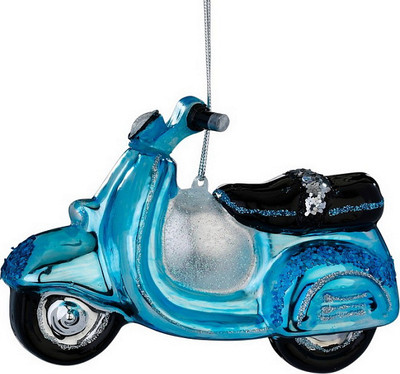 

Елочная игрушка, Figural Glass Ornaments Скутер / 65049H120