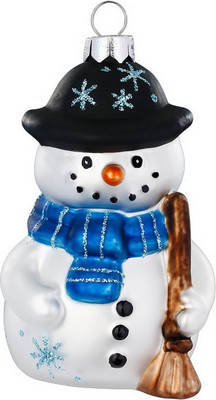 

Елочная игрушка, Figural Glass Ornaments Снеговик / 64980H120