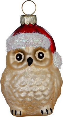 

Елочная игрушка, Figural Glass Ornaments Совенок / 65040H120