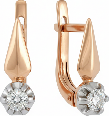 

Серьги из комбинированного золота, C563900226773