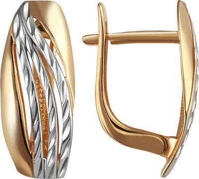 

Серьги из комбинированного золота, CL61600226773