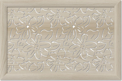 Экран для радиатора Стильный Дом Цветы 90х60см (дуб сонома) - 