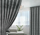 Комплект штор Soft Lines Мрамор 1828-9 150x270 (2шт, темно-серый) - 