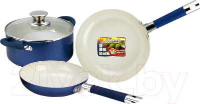 Набор кухонной посуды Vitesse VS-2238 (синий)