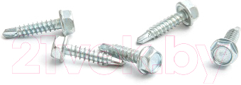 Саморез ЕКТ С прессшайбой Printech 4.2х16 сверло / CV010252 (10000шт, оцинкованный)
