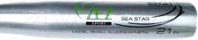 Бейсбольная бита ZEZ Sport BS-21 (серебристый)