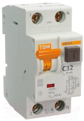 Выключатель автоматический TDM SQ0206-0098