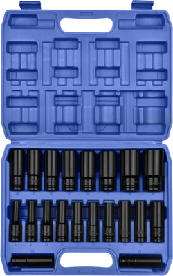 

Набор головок слесарных, Ударных 1/2" БАК07131