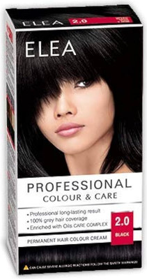 

Крем-краска для волос, Professional Color & Carel тон 2.0 Черный