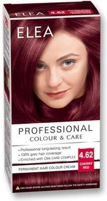 

Крем-краска для волос, Professional Color & Carel тон 4.62 Вишнево-красный