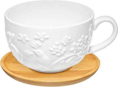 

Чашка с блюдцем, Птички на ветке / 540990