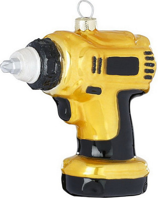 

Елочная игрушка, Figural Glass Ornaments Дрель / 64519H120